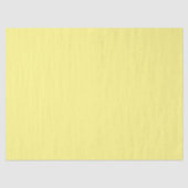 クリーミー淡い色のパステルバターイエロー無地の 薄葉紙 (正面)