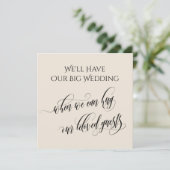 クリームいつ私たちはあなたを延期したハグ結婚できる 招待状 (スタンド正面)