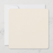 クリームとアイボリー |ボタニカルガーランドフローラ結婚ズ 招待状 (裏面)