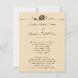 クリームとコーヒーローズ 招待状