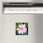 クリームとピンクの花 マグネット (インサイチュ (食洗機))