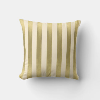 クリームとフェイク金ゴールドがクリスマス クッション