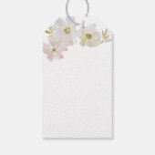 クリームとブッシュの水彩花 ギフトタグ (裏面)