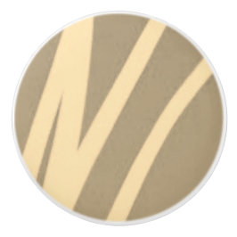 クリームとベージュの美しいキャビネットのプル セラミックノブ