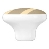 クリームとベージュの美しいキャビネットのプル セラミックノブ (側面)