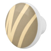 クリームとベージュの美しいキャビネットのプル セラミックノブ (右)