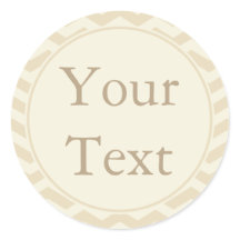 クリームとベージュ色のシールまたはラベル付カスタムき/文字