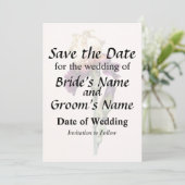 クリームとマルーンのアイリスと芽 セーブザデート (スタンド正面)