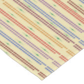 クリームと点々のある多色の テーブルクロス (アングル)