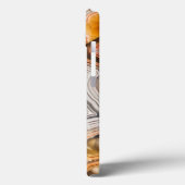 クリームと茶色の美しいアメジストグード Case-Mate iPhoneケース (裏面 / 左)