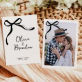 クリームと黒お洒落手引き車 セーブザデート