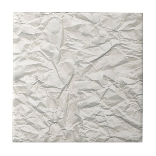クリームによってしわを寄せられるペーパー質 タイル (正面)