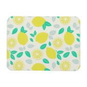 クリームにサマーレモンパターン マグネット (横)