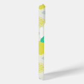 クリームにサマーレモンパターン Case-Mate iPhoneケース (裏面 / 右)