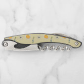 クリームにハロウィーンパターン ソムリエナイフ (正面)