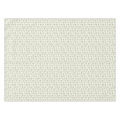 クリームに出芽グリーン枝 – シームレスなパターン テーブルクロス (正面(横))