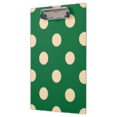 クリームに緑 クリップボード (左)