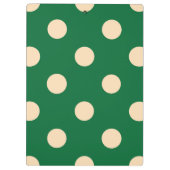 クリームに緑 クリップボード (裏面)