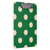 クリームに緑 クリップボード (右)