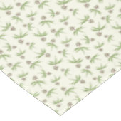 クリームに赤い枝の出芽 – シームレスなパターン。 テーブルクロス (アングル)