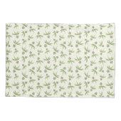 クリームに赤い枝の出芽 – シームレスなパターン。 枕カバー (裏面)