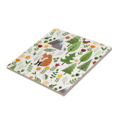 クリームのスカンジナビアのスタイルのイラストレーション タイル (側面)