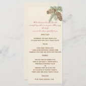 クリームのメニューにパイン結婚コーン自然 メニュー (正面/裏面)