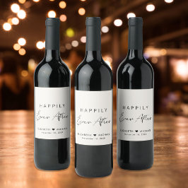 クリームの後ずっとシックで楽し結婚い ワインラベル