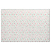 クリームの背景に可愛い水彩さくらんぼ ファブリック (ヤード)