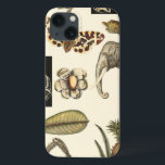 クリームの背絵を描景にさまざまな動物 iPhone 13ケース<br><div class="desc">この疑問に思作品には、Vision Studioによって自然の数が示されている。ゾウ、蝶、その他の動物と混ざり合う不気味な虫。愛もしする自然このプリント!</div>
