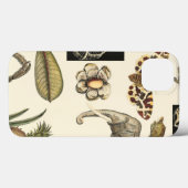 クリームの背絵を描景にさまざまな動物 Case-Mate iPhoneケース (裏面 (横))