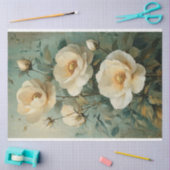 クリームの花 薄葉紙 (クラフト)