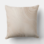 クリームまたは海軍大理石の渦巻の装飾的な枕 クッション (裏面)