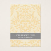 クリームアイボリーグレーダマスクカスタムイヤリングカード (正面)