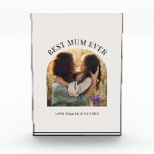 クリームアエレガントーチフォトタイポグラフィ最高のマーム フォトブロック (正面)