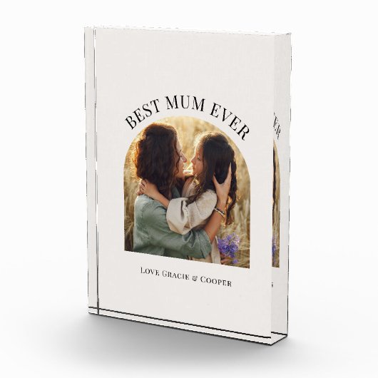 クリームアエレガントーチフォトタイポグラフィ最高のマーム フォトブロック (右)