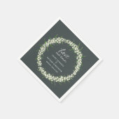 クリームアカシア春の花結婚アートナプキン スタンダードカクテルナプキン (角)