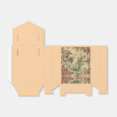 クリームアジアフローラ国際的花 フェイバーボックス (折り畳みなし)