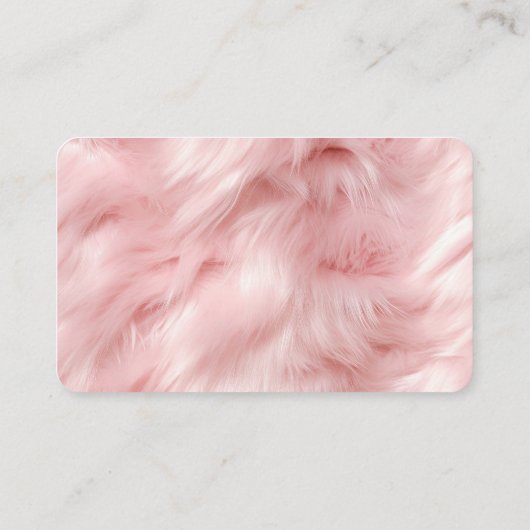 クリームアニマルファーブラウンサウスウエストコウィド 名刺 (裏面)