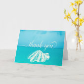 クリームアンドアクアシーサンキュー カード (黄色い花)