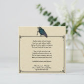 クリームアンドブラックレイヴンハローウィンパーティ 招待状 (スタンド正面)