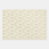 クリームアールデコ ラッピングペーパーシート (正面)