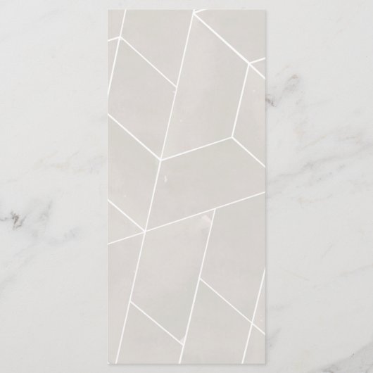 クリームウォーターカラージオメトリックガラメニュー メニュー (裏面)