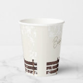 クリームウッドランドベビー外は寒い 紙コップ (右)