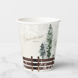 クリームウッドランドベビー寒い外II 紙コップ