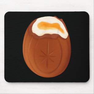 クリームエッグチョコレートイースター予測できな風変わりおもしろい マウスパッド