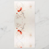 クリームエレガントと赤いケシ結婚ス メニュー (裏面)