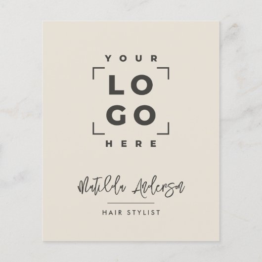 クリームエレガントクモダンガーリー価格QRコード チラシ (裏面)