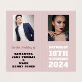 クリームオリエンタルパレス、写真は日付カードを保存 名刺 (内部フラット)