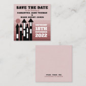 クリームオリエンタルパレス、日付を保存 エンクロージャーカード (正面/裏面)